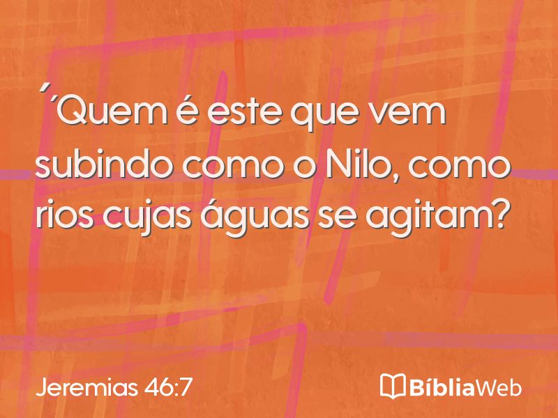 Jeremias 46:7 em imagem para compartilhar