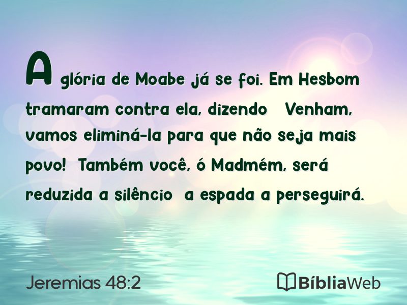 Jeremias 48:2 em imagem para compartilhar
