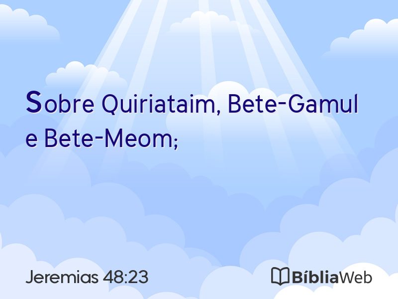Jeremias 48:23 em imagem para compartilhar