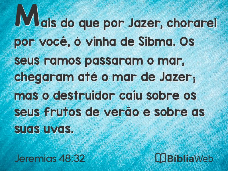 Jeremias 48:32 em imagem para compartilhar