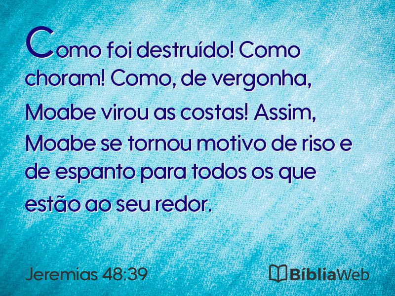 Jeremias 48:39 em imagem para compartilhar