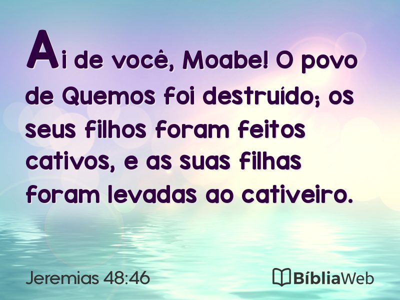 Jeremias 48:46 em imagem para compartilhar
