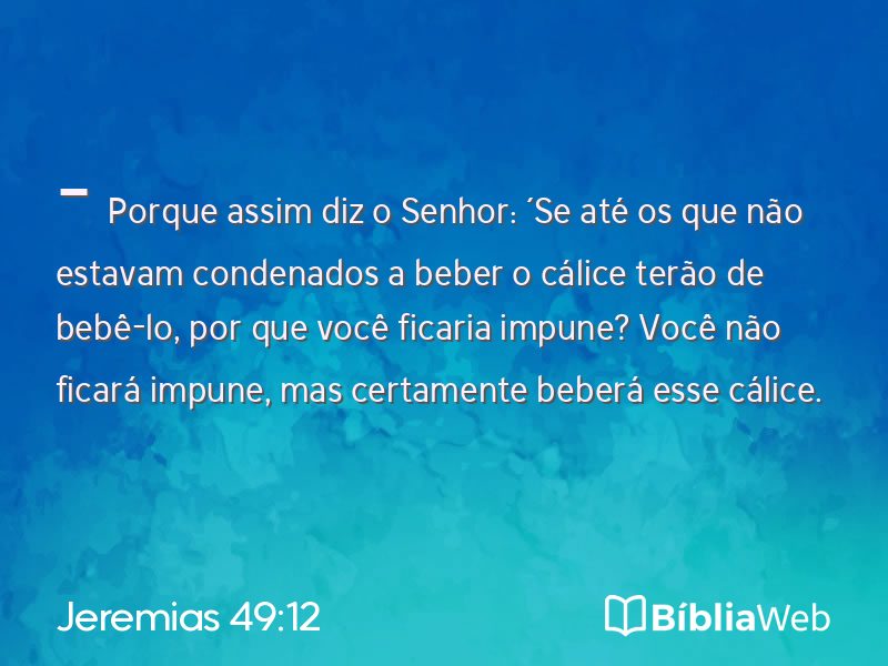 Jeremias 49:12 em imagem para compartilhar