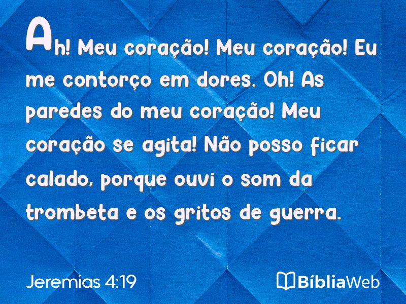 Jeremias 4:19 em imagem para compartilhar