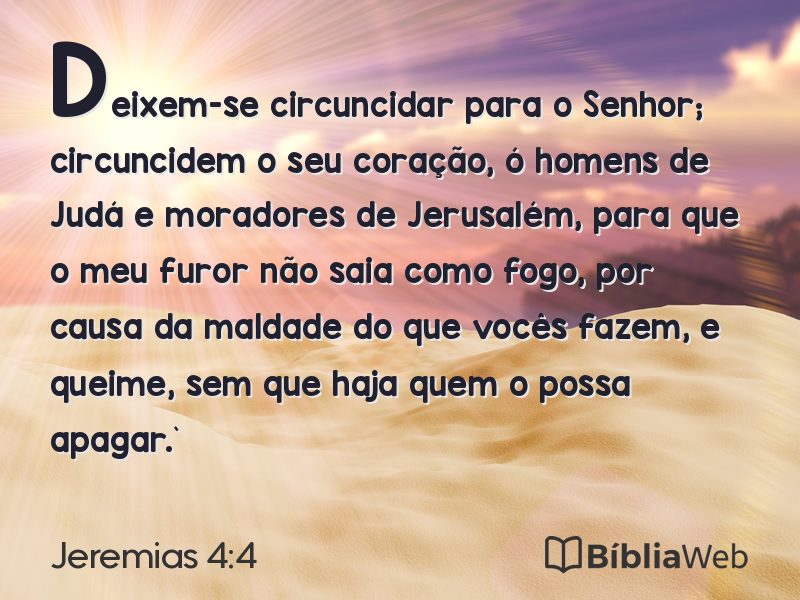 Jeremias 4:4 em imagem para compartilhar
