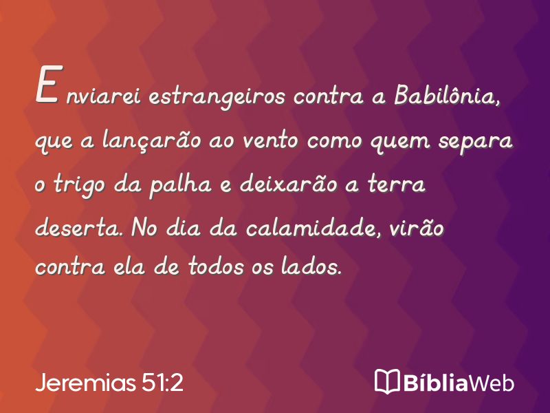 Jeremias 51:2 em imagem para compartilhar