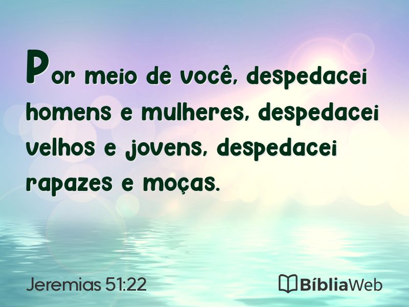 Jeremias 51:22 em imagem para compartilhar