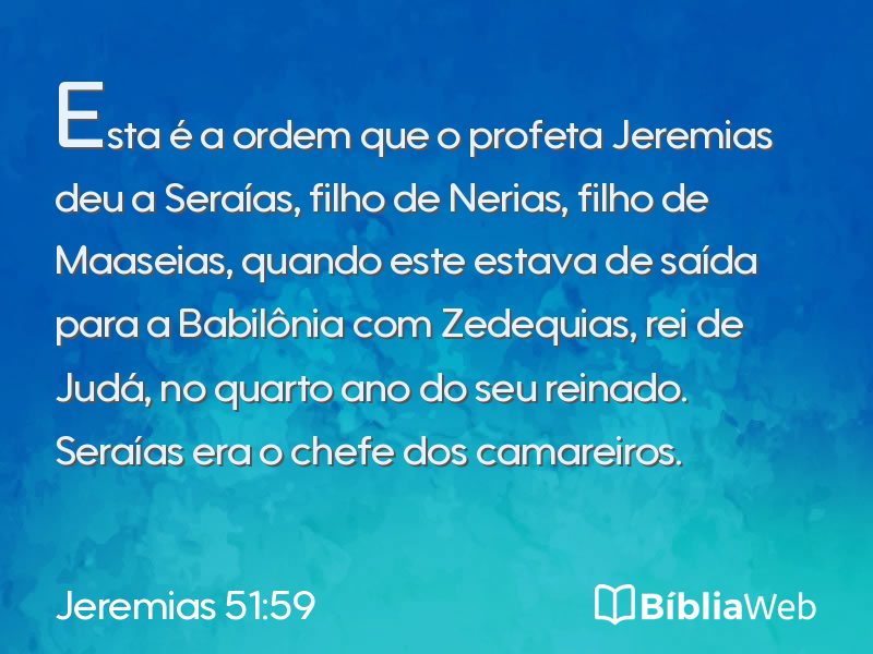 Jeremias 51:59 em imagem para compartilhar