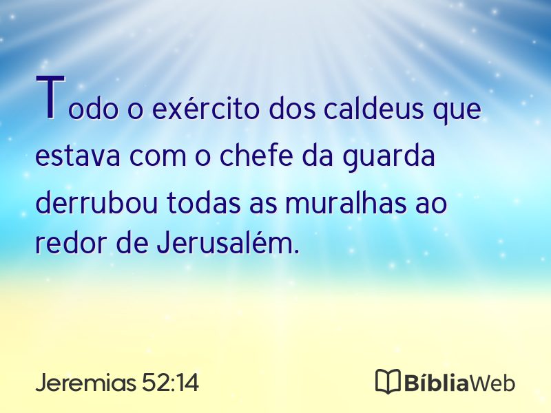 Jeremias 52:14 em imagem para compartilhar