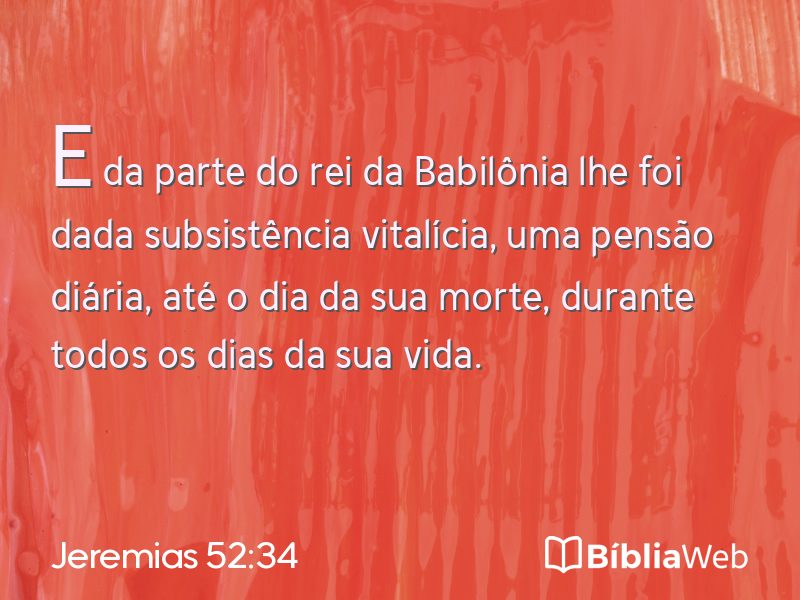 Jeremias 52:34 em imagem para compartilhar
