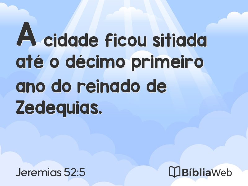 Jeremias 52:5 em imagem para compartilhar