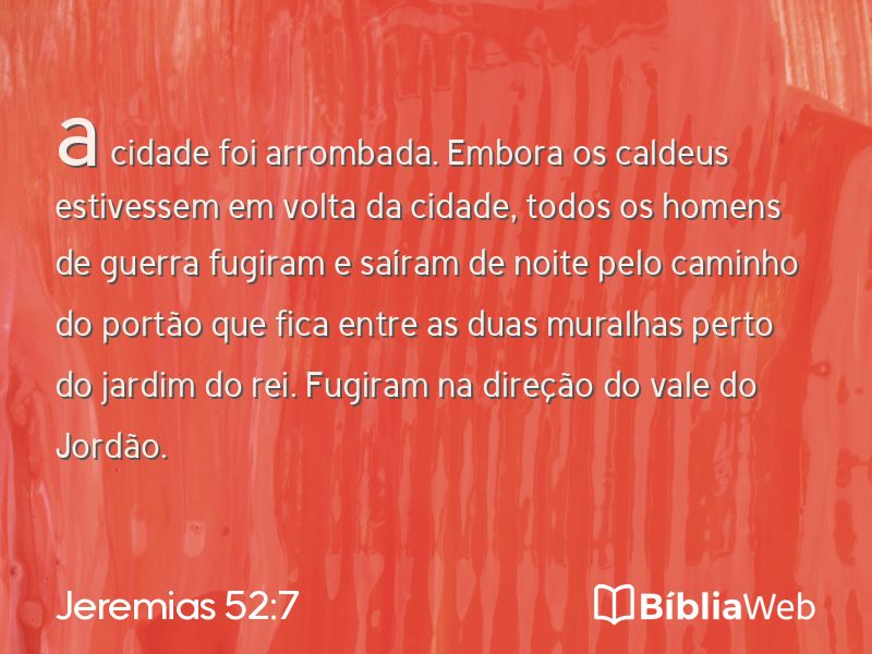 Jeremias 52:7 em imagem para compartilhar