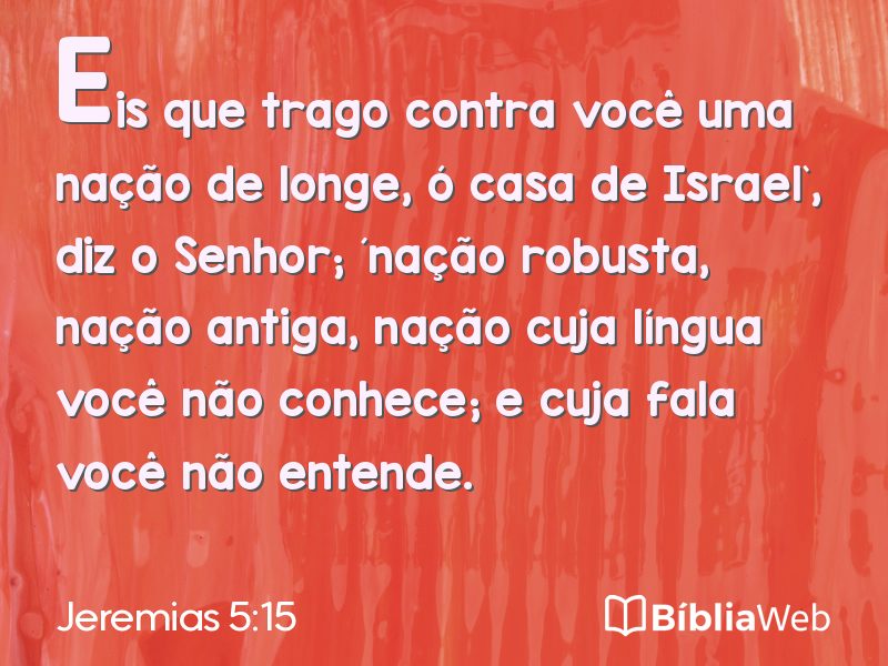 Jeremias 5:15 em imagem para compartilhar