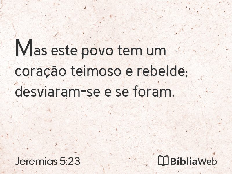Jeremias 5:23 em imagem para compartilhar