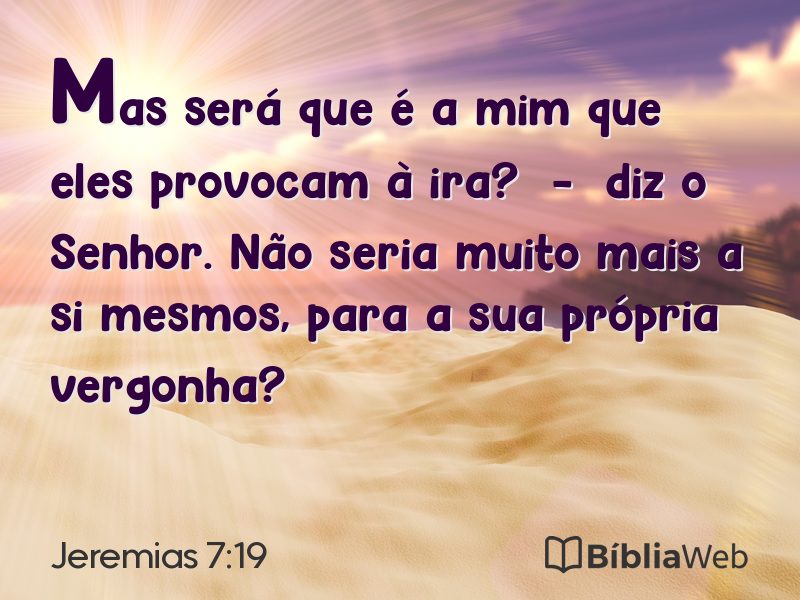 Jeremias 7:19 em imagem para compartilhar