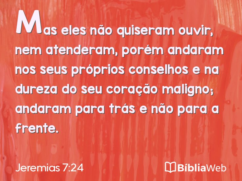 Jeremias 7:24 em imagem para compartilhar