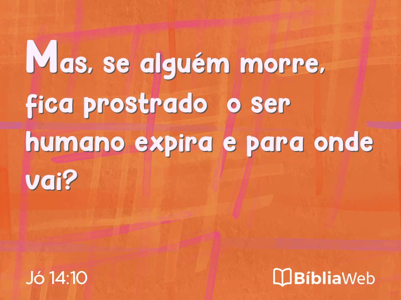 Jó 14:10 em imagem para compartilhar