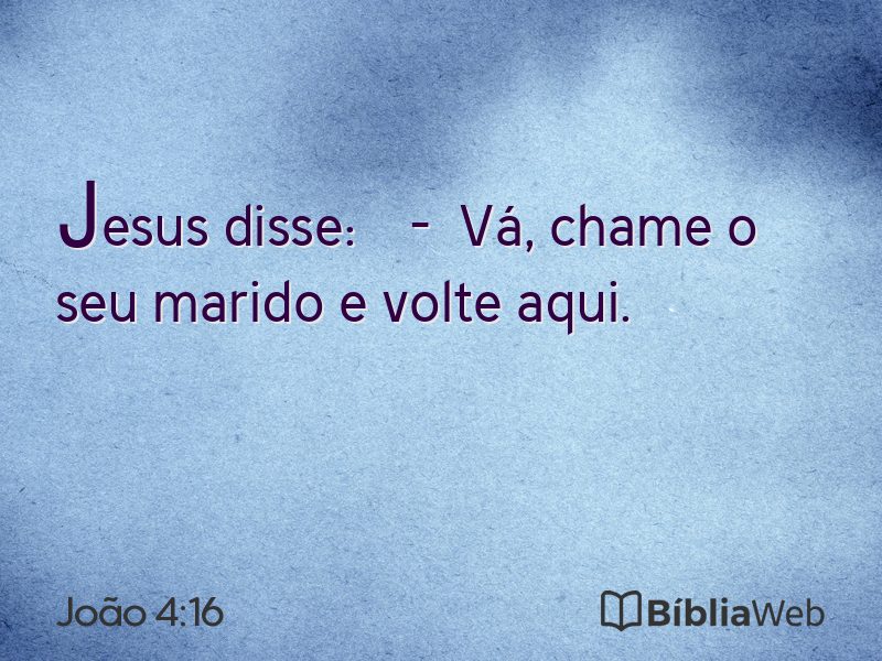 João 4:16 em imagem para compartilhar