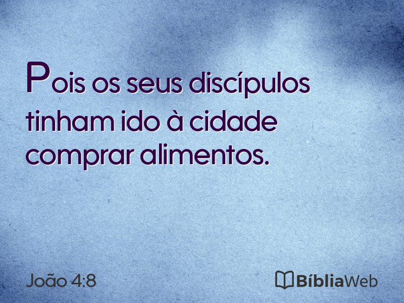 João 4:8 em imagem para compartilhar