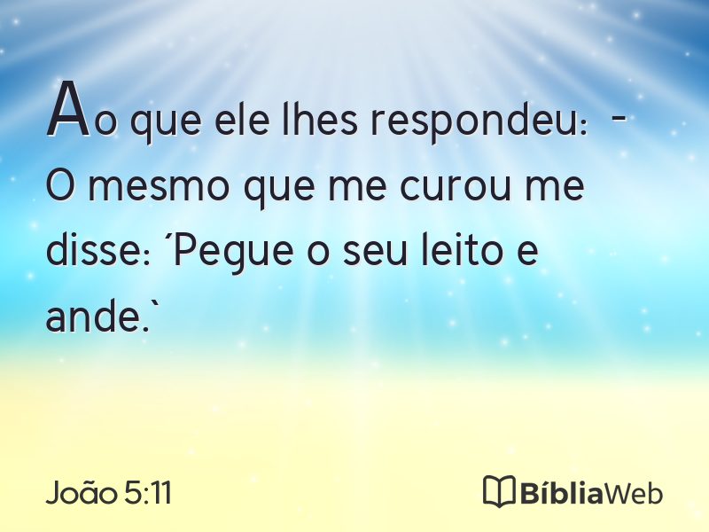 João 5:11 em imagem para compartilhar