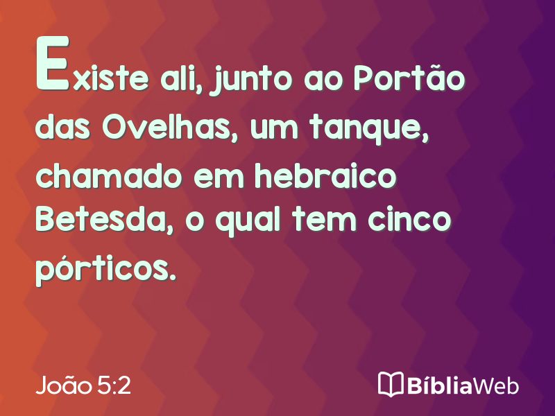 João 5:2 em imagem para compartilhar