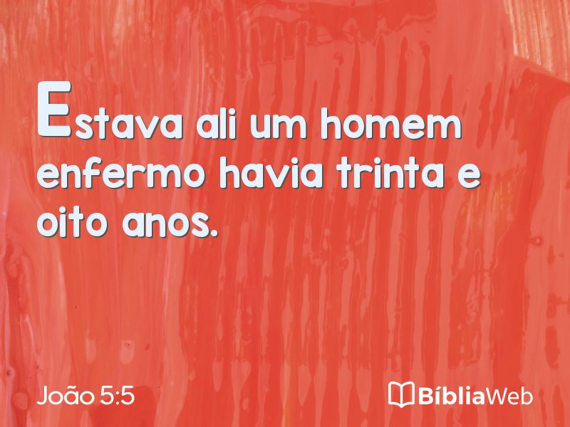 João 5:5 em imagem para compartilhar