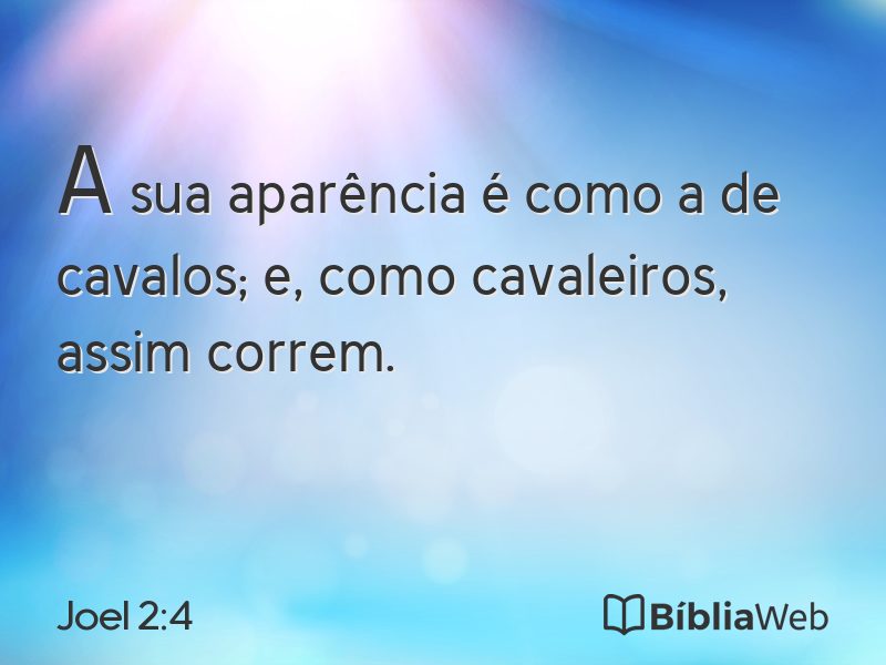 Joel 2:4 em imagem para compartilhar
