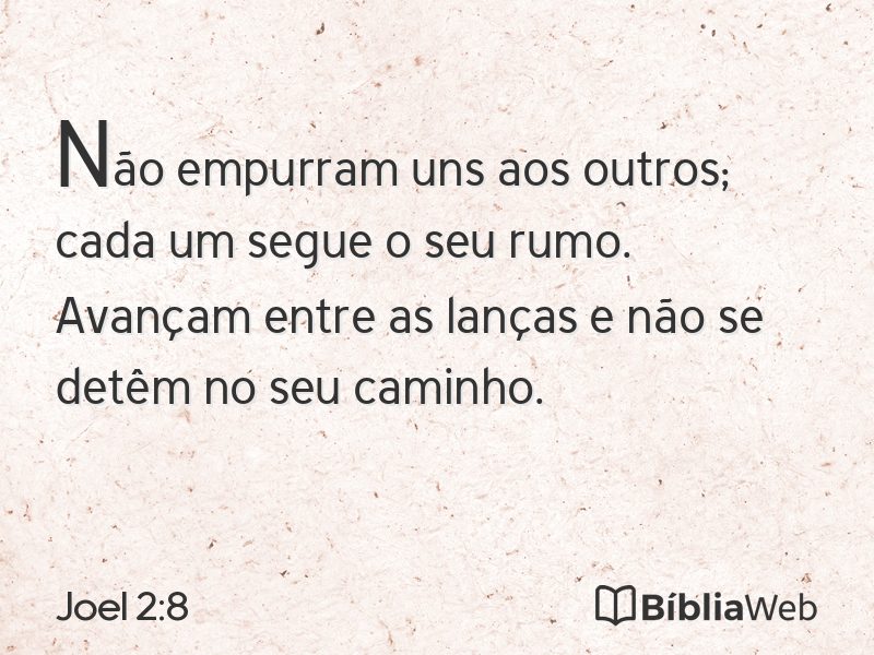 Joel 2:8 em imagem para compartilhar