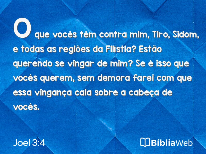 Joel 3:4 em imagem para compartilhar