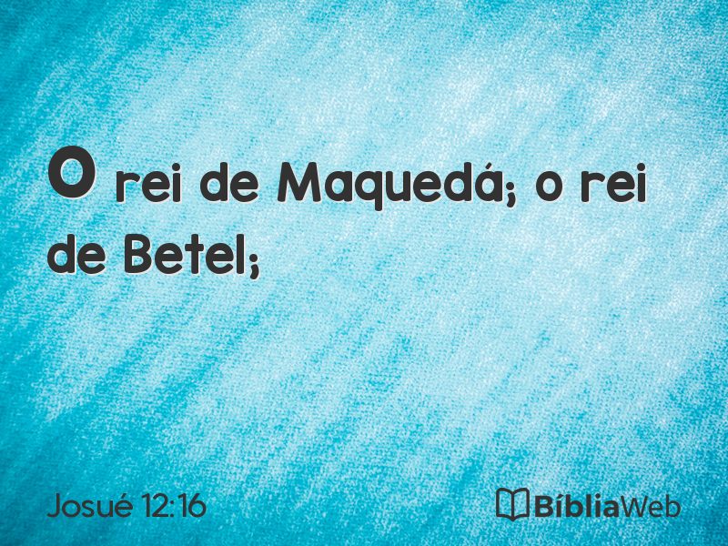 Josué 12:16 em imagem para compartilhar