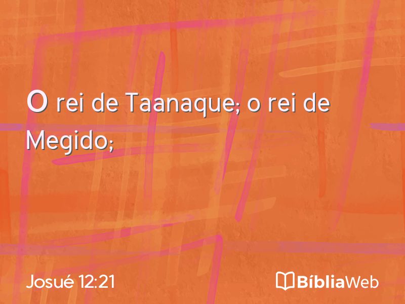 Josué 12:21 em imagem para compartilhar