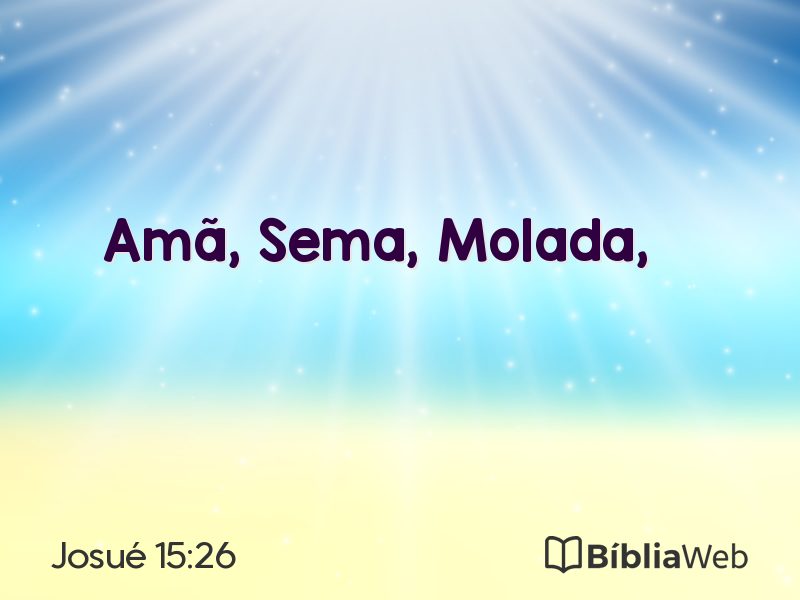 Josué 15:26 em imagem para compartilhar