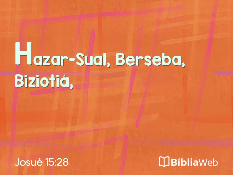 Josué 15:28 em imagem para compartilhar