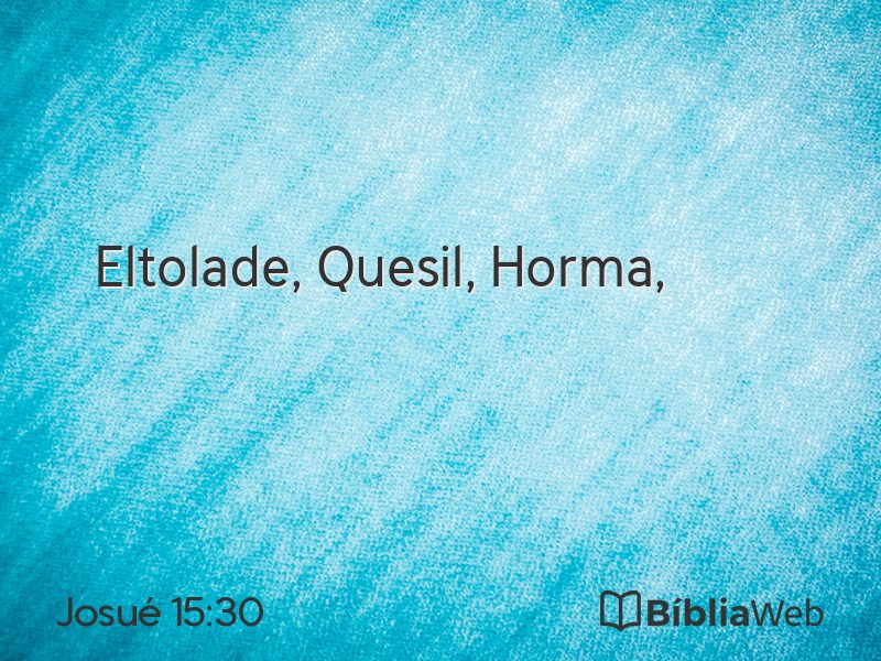 Josué 15:30 em imagem para compartilhar