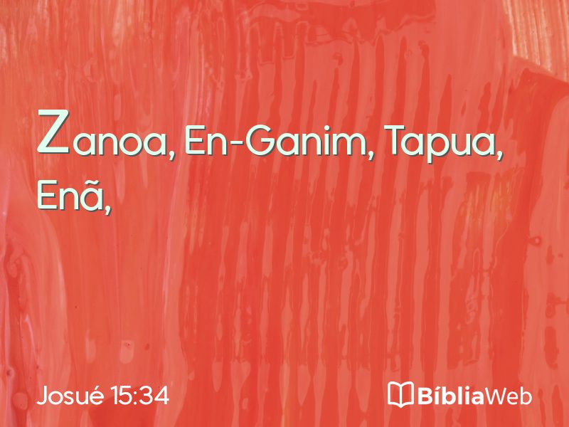 Josué 15:34 em imagem para compartilhar