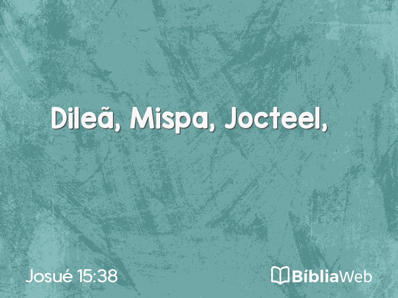 Josué 15:38 em imagem para compartilhar