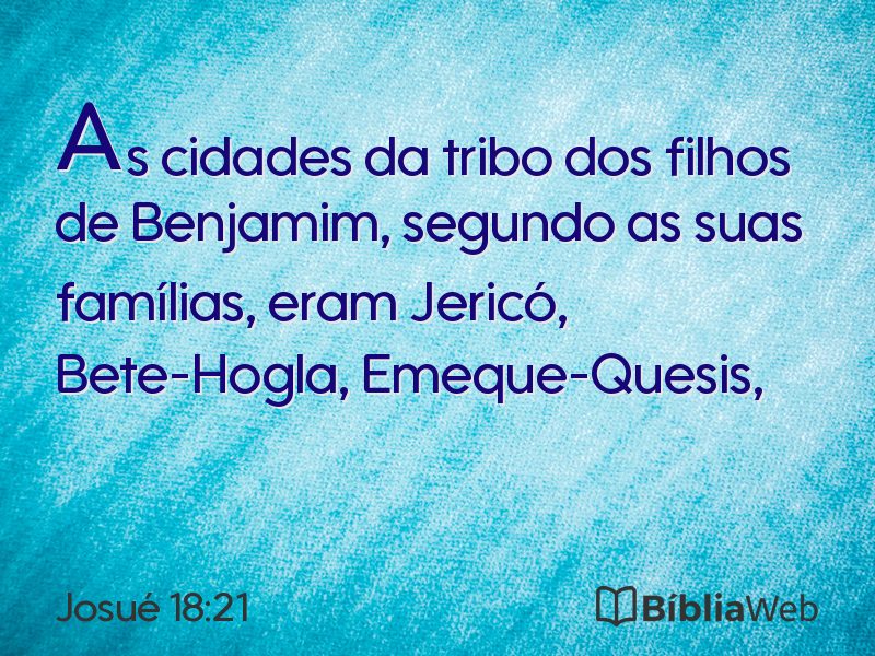Josué 18:21 em imagem para compartilhar