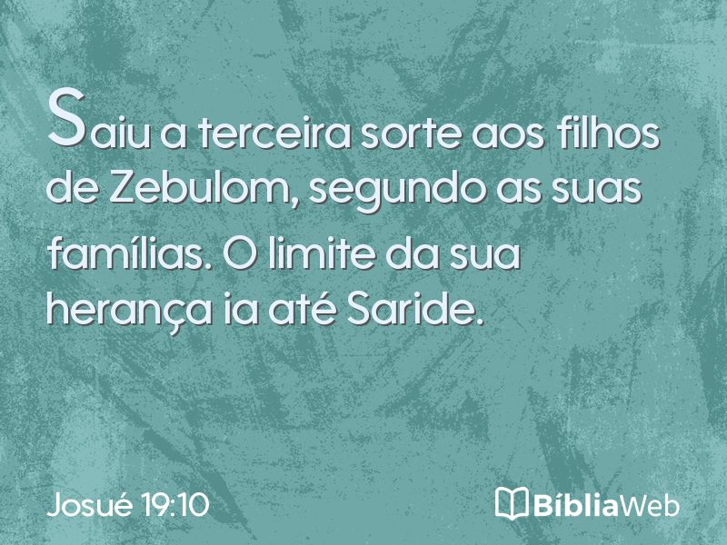 Josué 19:10 em imagem para compartilhar