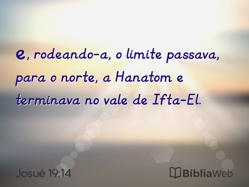 Josué 19:14 em imagem para compartilhar