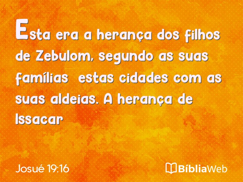 Josué 19:16 em imagem para compartilhar