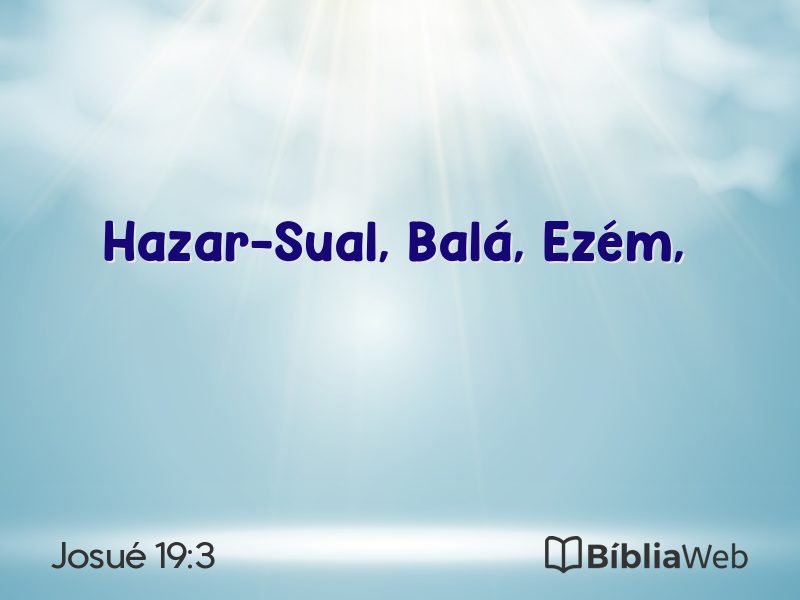 Josué 19:3 em imagem para compartilhar