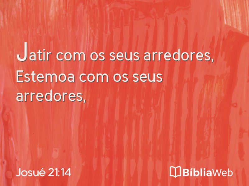 Josué 21:14 em imagem para compartilhar