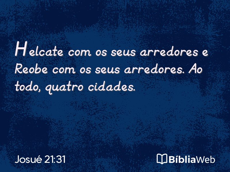 Josué 21:31 em imagem para compartilhar