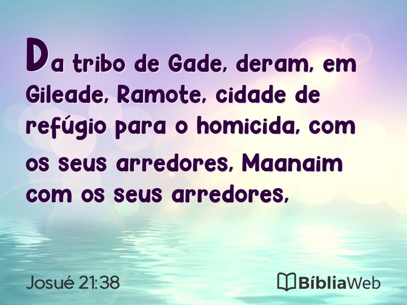 Josué 21:38 em imagem para compartilhar