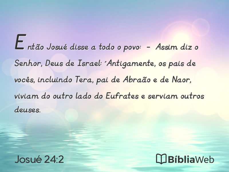 Josué 24:2 em imagem para compartilhar