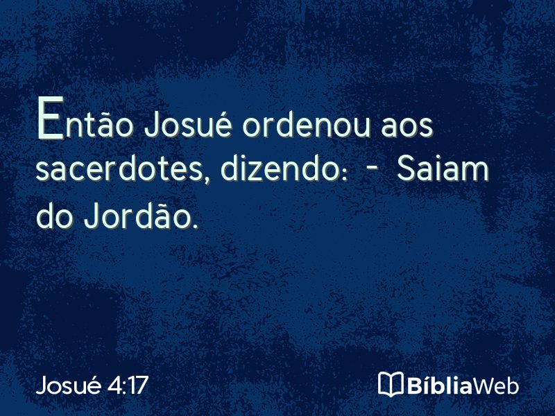 Josué 4:17 em imagem para compartilhar