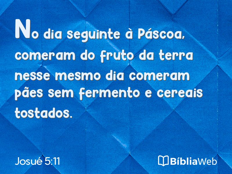 Josué 5:11 em imagem para compartilhar