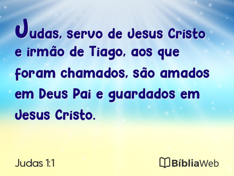 Judas 1:1 em imagem para compartilhar