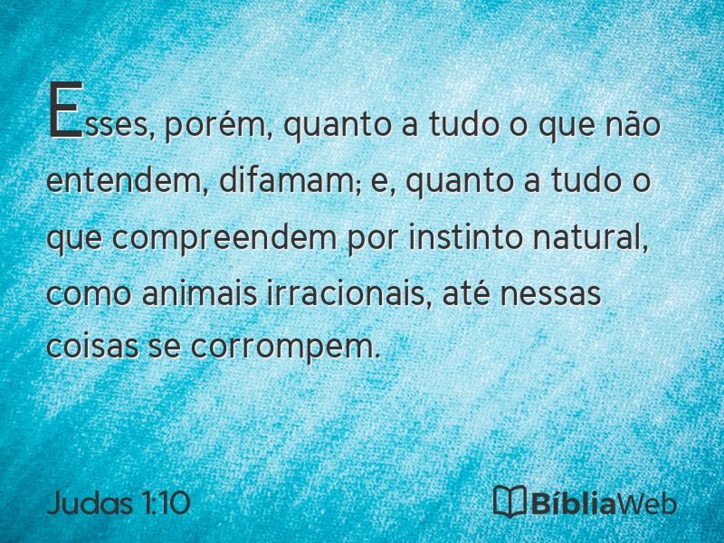 Judas 1:10 em imagem para compartilhar