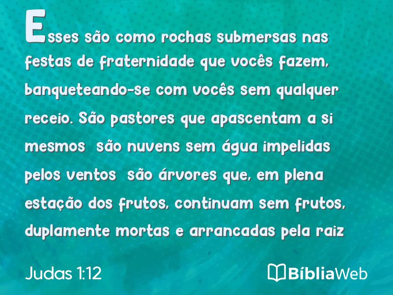 Judas 1:12 em imagem para compartilhar